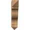 Ekena Millwork Funston Arts & Crafts Rough Sawn Bracket, Western Red Cedar, 6"W x 28"D x 28"H BKT06X28X28FST03RWR - alternate 2